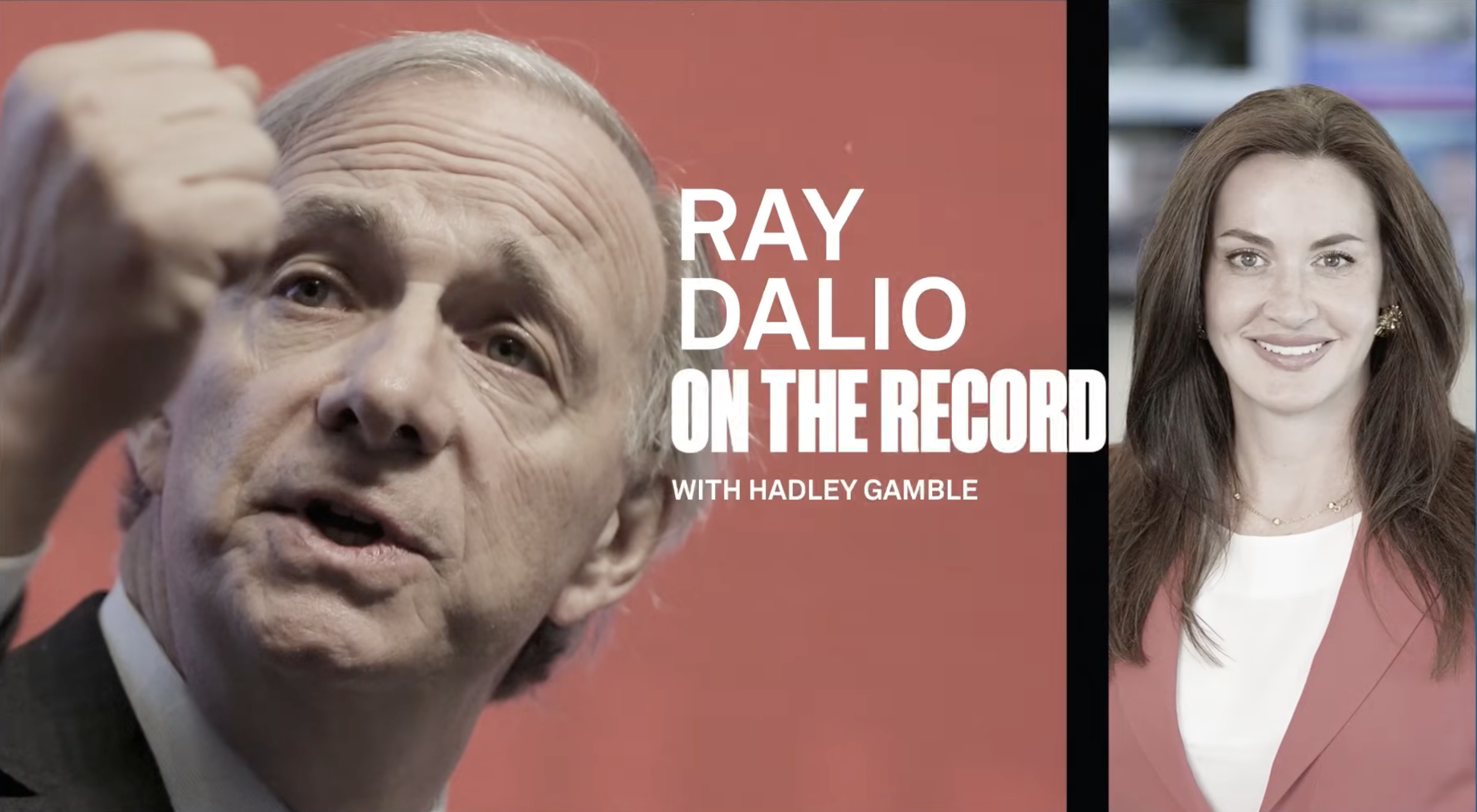 Ray Dalio On The Record With Hadley Gamble